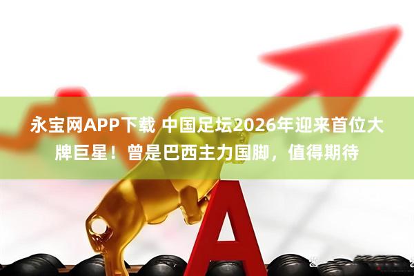 永宝网APP下载 中国足坛2026年迎来首位大牌巨星！曾是巴西主力国脚，值得期待